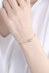Zircon Heart 925 Sterling Silver Bracelet Bracelets - Tophatter Daily Deals