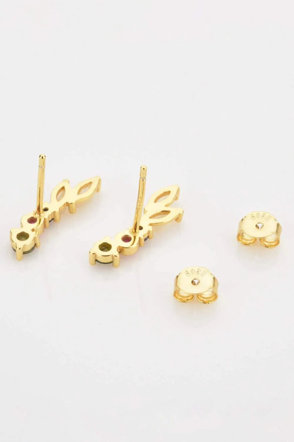 Zircon 925 Sterling Silver Earrings Earrings - Tophatter Daily Deals