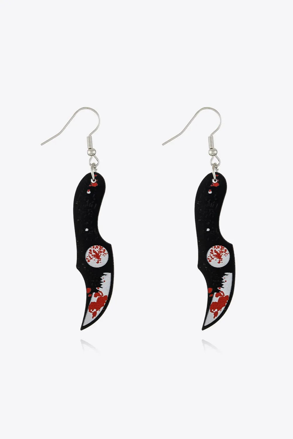 Bloody Horror Drop Earrings Style C One Size Earrings - Tophatter Daily Deals