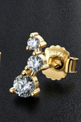 Adored Your Way Moissanite Stud Earrings Moissanite - Tophatter Daily Deals