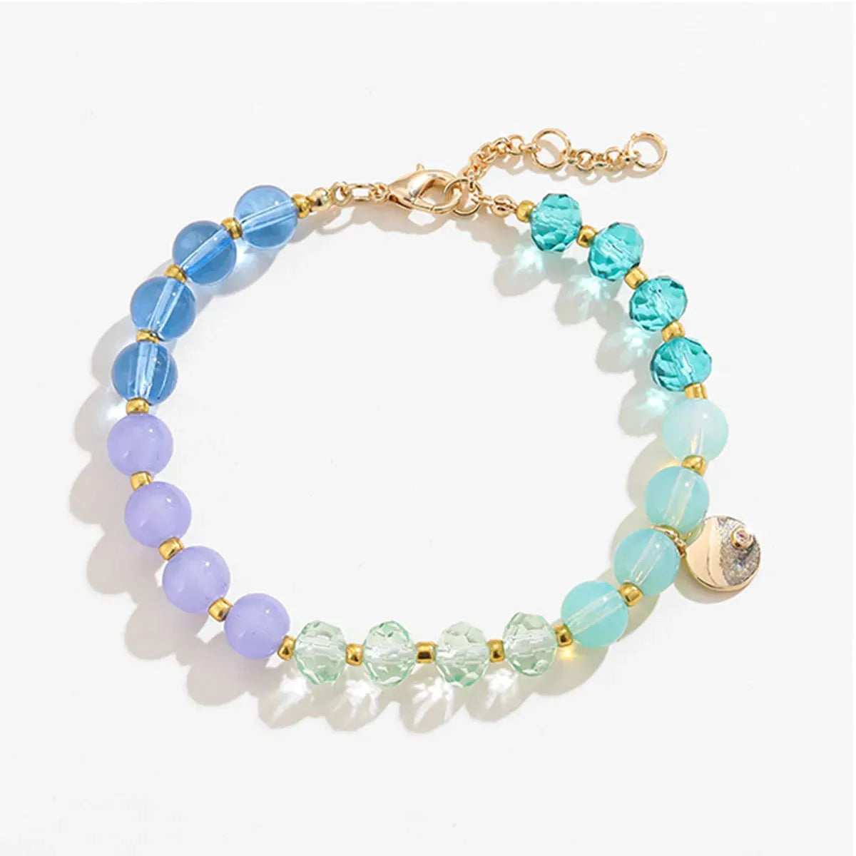 Contrast Bead Copper Bracelet Style C One Size Bracelets - Tophatter Daily Deals