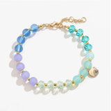 Contrast Bead Copper Bracelet Style C One Size Bracelets - Tophatter Daily Deals