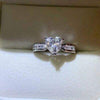 1 Carat Moissanite 925 Sterling Silver Ring Moissanite - Tophatter Daily Deals