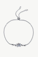 1 Carat Moissanite Heart Bracelet Moissanite - Tophatter Daily Deals
