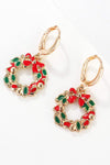 Christmas Theme Alloy Earrings Earrings - Tophatter Daily Deals