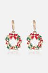 Christmas Theme Alloy Earrings Style C One Size Earrings - Tophatter Daily Deals