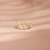 Flower Shape 925 Sterling Silver Zircon Ring Rings - Tophatter Daily Deals