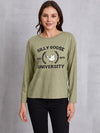 SILLY GOOSE UNIVERSITY Long Sleeve T-Shirt - Shop Exciting Products, Brands, And Tools At Tophatter. Exclusive offers. Free delivery everywhere!