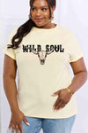 Simply Love Full Size WILD SOUL Graphic Cotton Tee - Tophatter Daily Deals