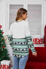 Printed Round Neck Long Sleeve T-Shirt Women's T-Shirts - Tophatter Daily Deals
