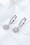 Adored Moissanite Huggie Drop Earrings Moissanite - Tophatter Daily Deals