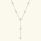1.1 Carat Moissanite 925 Sterling Silver Necklace Moissanite - Tophatter Daily Deals