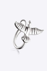 Bird-Shaped 925 Sterling Silver Single Cuff Earring Earrings - Tophatter Daily Deals