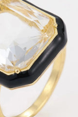 5-Piece Wholesale Glass Stone Contrast Ring Rings - Tophatter Daily Deals