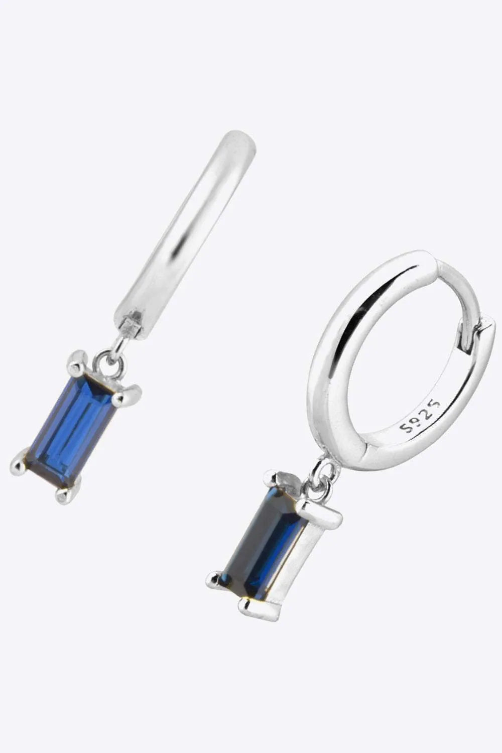 Zircon Huggie Drop Earrings Earrings - Tophatter Daily Deals