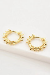 925 Sterling Silver Huggie Earrings Earrings - Tophatter Daily Deals