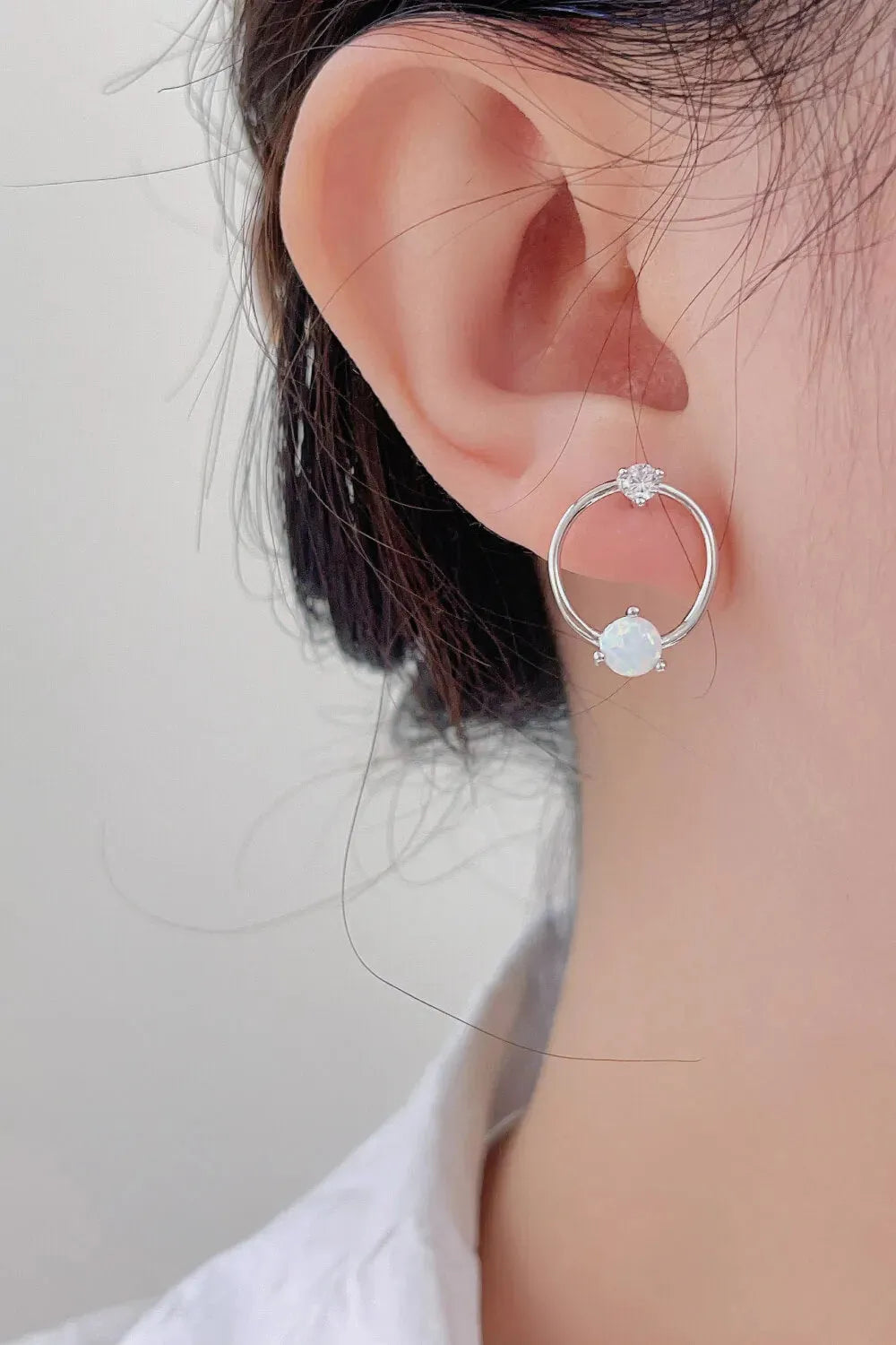 New Beginnings Opal Earrings Opal - Tophatter Daily Deals