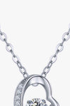 925 Sterling Silver Moissanite Pendant Necklace Moissanite - Tophatter Daily Deals