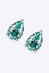 2 Carat Moissanite Teardrop Earrings Moissanite - Tophatter Daily Deals