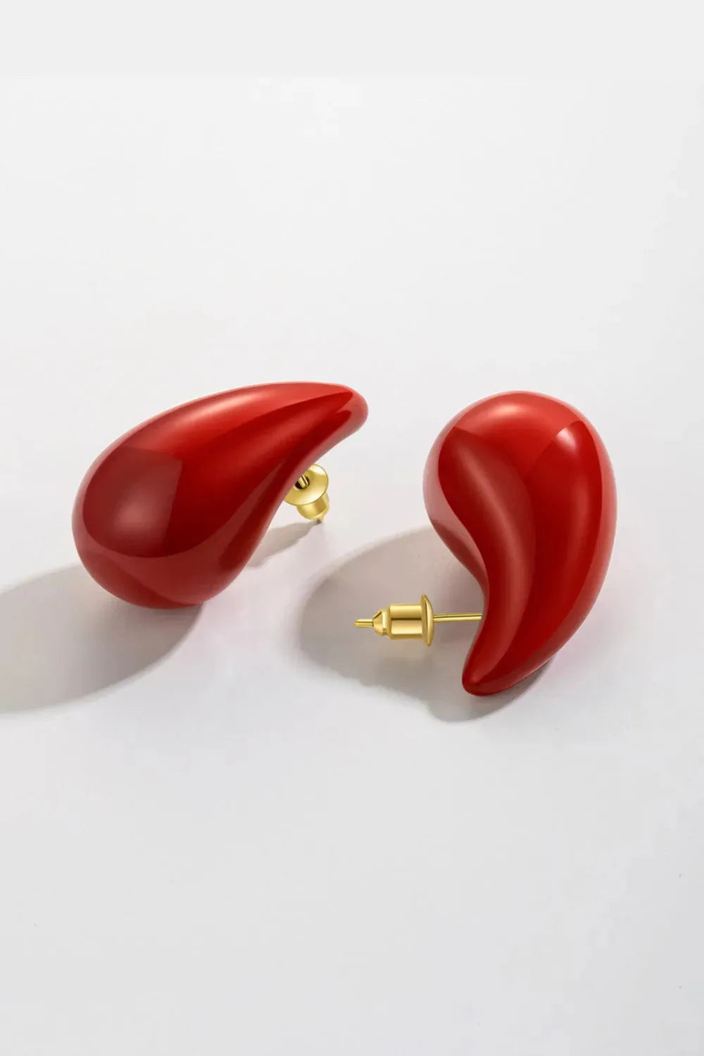 Big Size Water Drop Brass Earrings Earrings - Tophatter Daily Deals