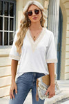 V-Neck Half Sleeve T-Shirt Women's T-Shirts - Tophatter Daily Deals