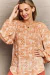 HEYSON Just For You Full Size Aztec Tunic Top Blouses - Tophatter Daily Deals