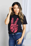 mineB Full Size Graphic Tunic T-Shirt Women's T-Shirts - Tophatter Daily Deals