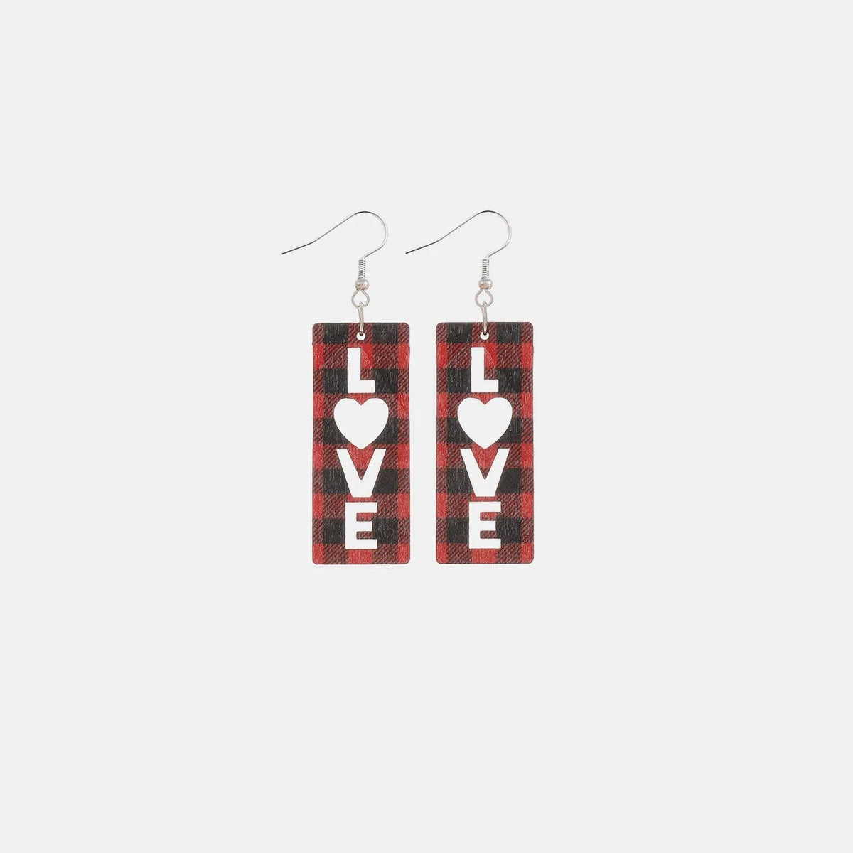 Wooden Cutout Dangle Earrings Style B One Size Earrings - Tophatter Daily Deals