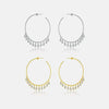 Inlaid Zircon 925 Sterling Silver Earrings Earrings - Tophatter Daily Deals