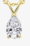 1.5 Carat Moissanite Pendant 925 Sterling Silver Necklace Moissanite - Tophatter Daily Deals