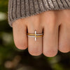 Cross Zircon 925 Sterling Silver Ring Rings - Tophatter Daily Deals