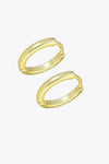 Copper Huggie Earrings Earrings - Tophatter Daily Deals