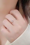 Moonstone 18K Rose Gold-Plated Open Ring Moonstone - Tophatter Daily Deals