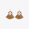 Tassel Detail Geometric Earrings Earrings - Tophatter Daily Deals