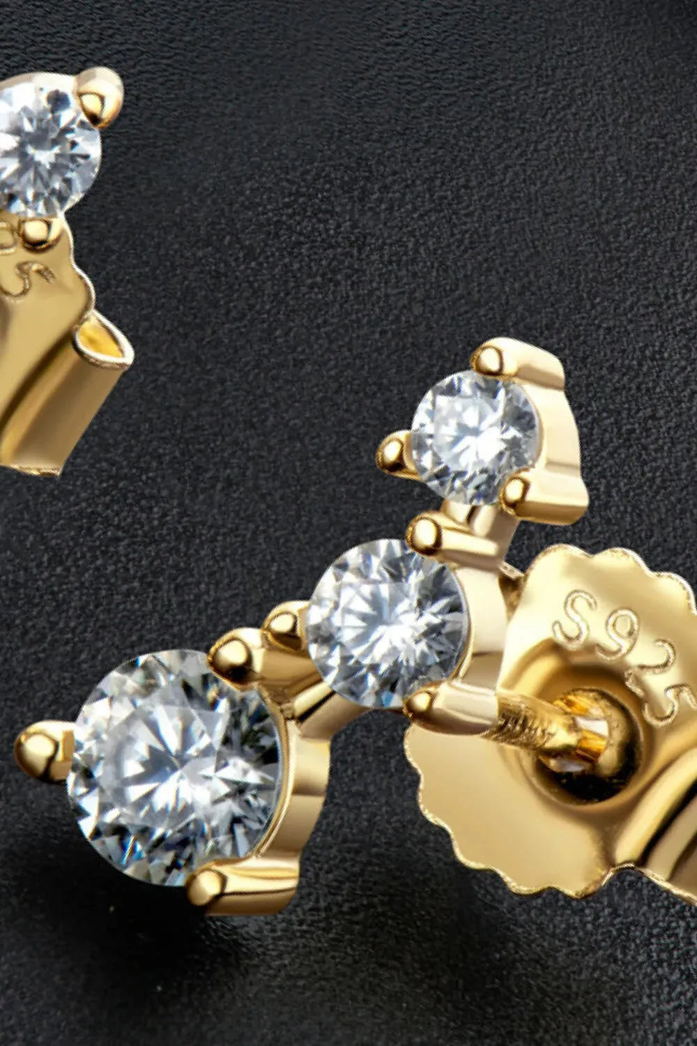 Adored Your Way Moissanite Stud Earrings Moissanite - Tophatter Daily Deals