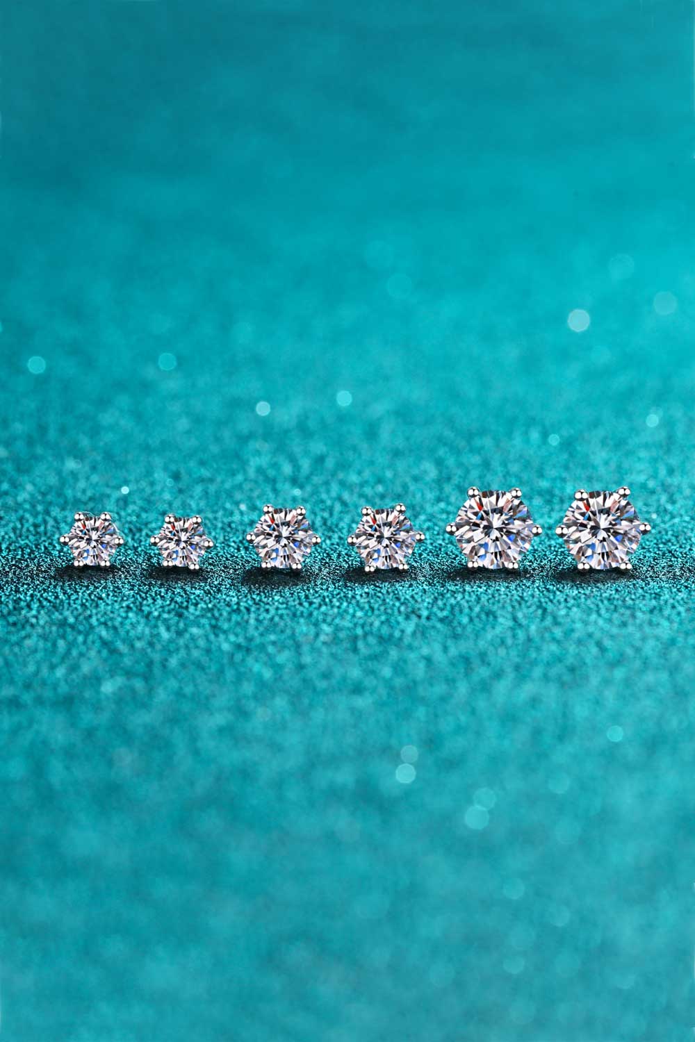 Endless Cheer Moissanite Stud Earrings Moissanite - Tophatter Daily Deals