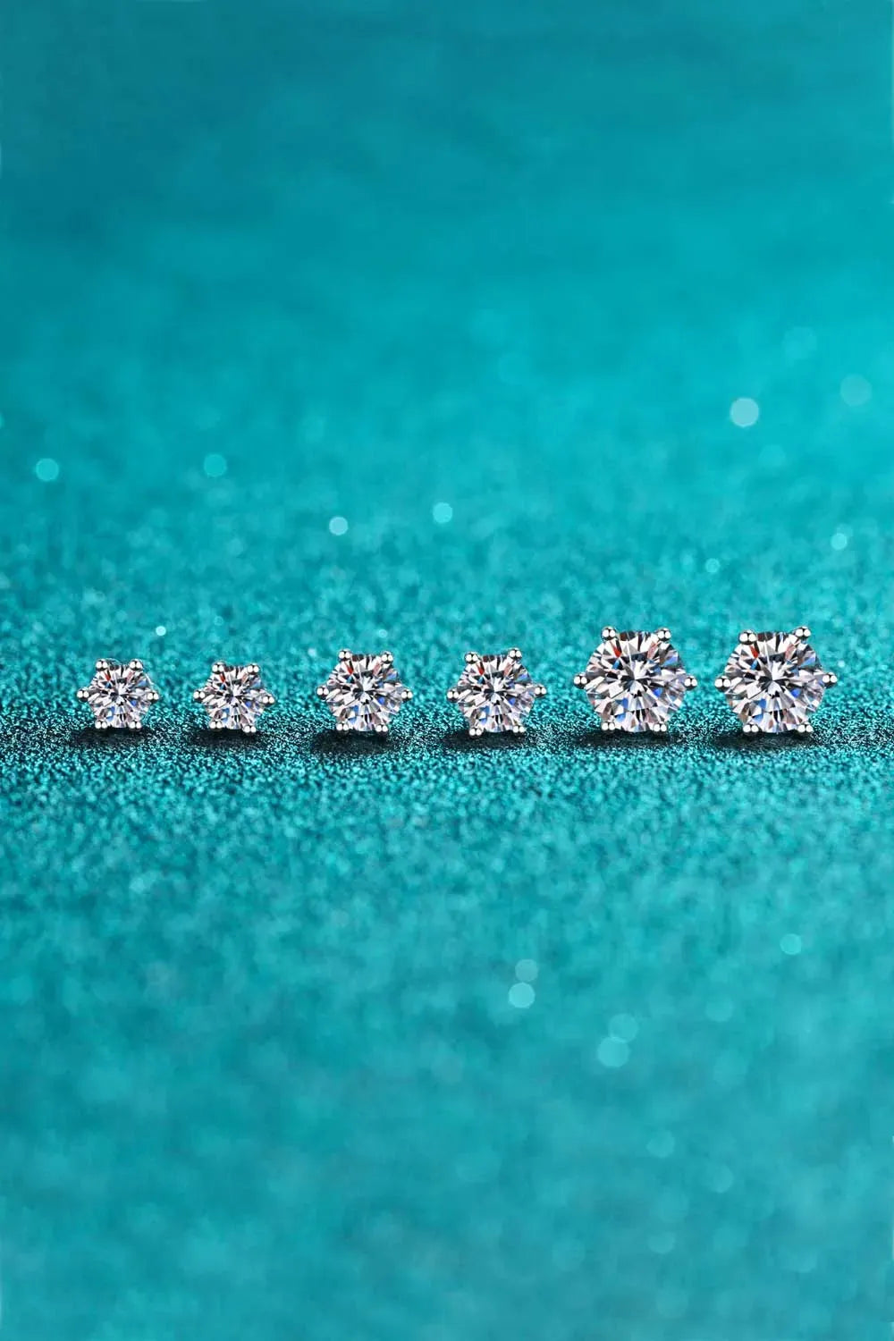 Endless Cheer Moissanite Stud Earrings Moissanite - Tophatter Daily Deals