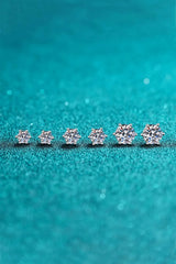 Endless Cheer Moissanite Stud Earrings Moissanite - Tophatter Daily Deals