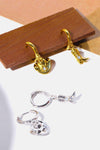 Hat & Boot Shape Asymmetrical Copper 14K Gold Plated Earrings Earrings - Tophatter Daily Deals