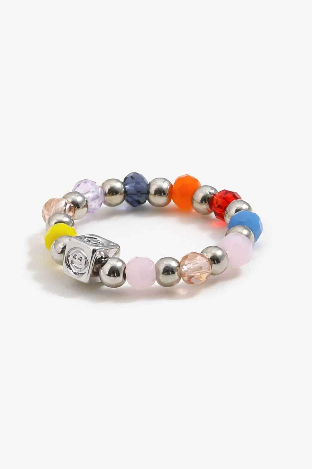 Colorful Bead Ring Rings - Tophatter Daily Deals