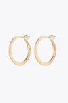 Minimalist Copper Hoop Earrings Earrings - Tophatter Daily Deals