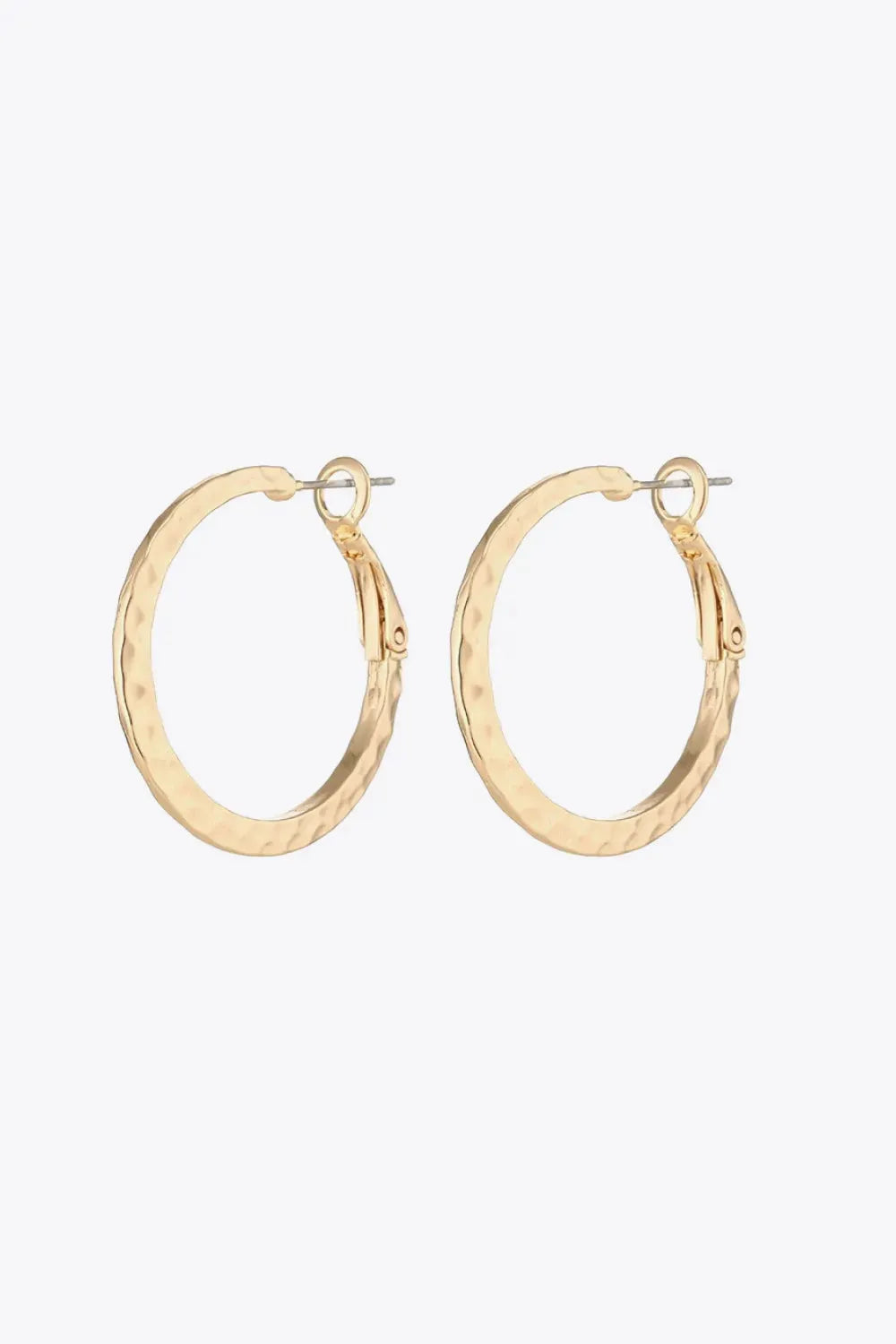 Minimalist Copper Hoop Earrings Earrings - Tophatter Daily Deals