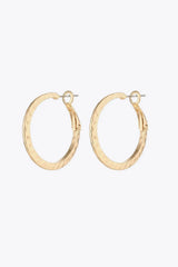 Minimalist Copper Hoop Earrings Earrings - Tophatter Daily Deals