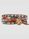 Triple-Layer Natural Stone Bracelet Bracelets - Tophatter Daily Deals