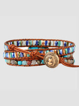 Triple-Layer Natural Stone Bracelet Bracelets - Tophatter Daily Deals
