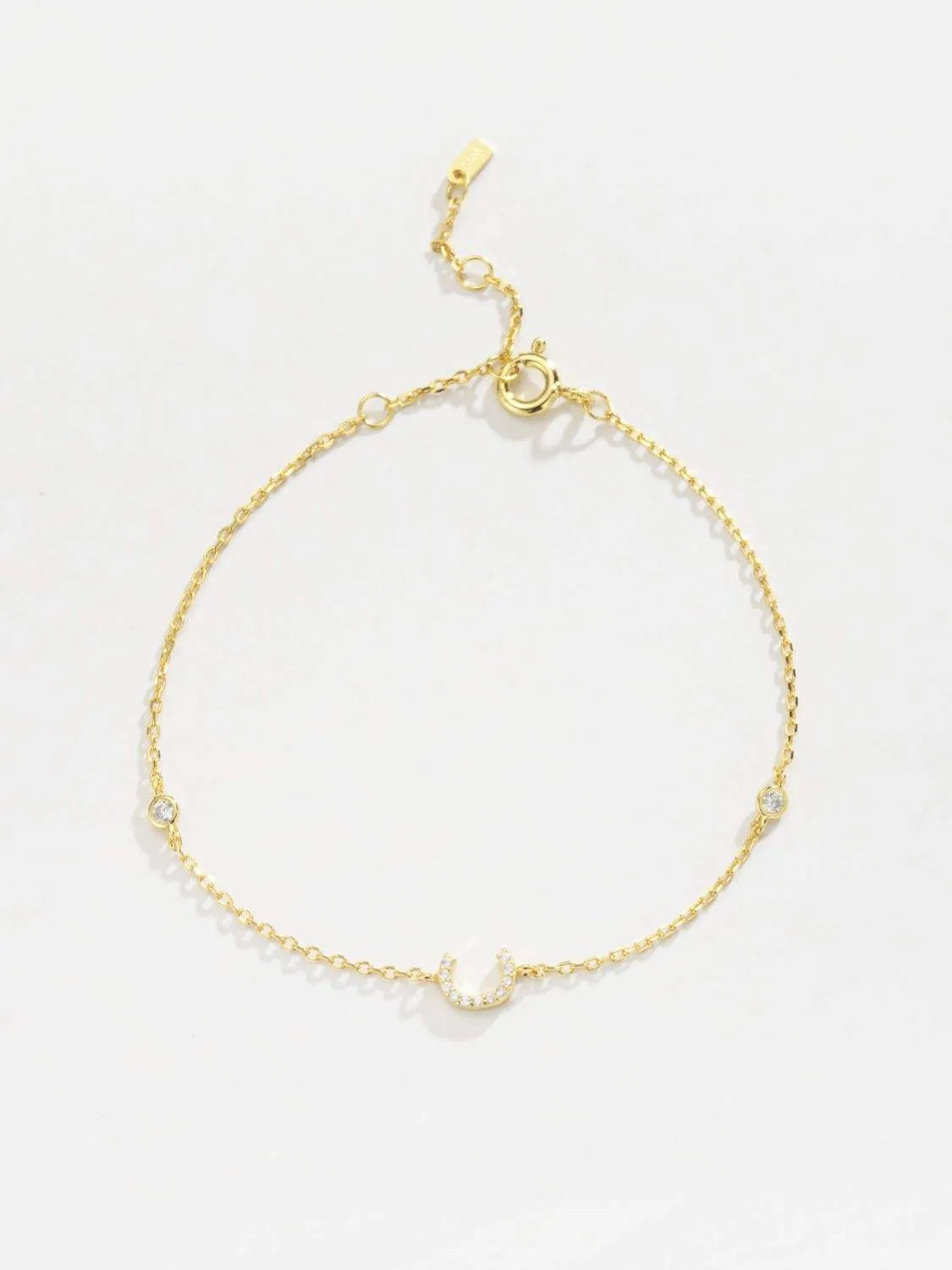 A To F Zircon 925 Sterling Silver Bracelet Bracelets - Tophatter Daily Deals