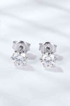 Good Days Ahead Moissanite Stud Earrings Moissanite - Tophatter Daily Deals