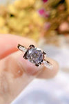 1 Carat Moissanite Ring Moissanite - Tophatter Daily Deals