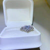 1 Carat Moissanite 925 Sterling Silver Ring Moissanite - Tophatter Daily Deals