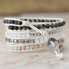 Natural Stone Layered Bracelet Bracelets - Tophatter Daily Deals